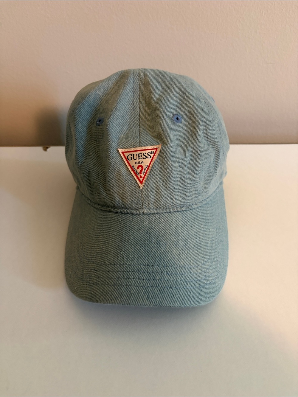 Vintage Guess denim Logo Baseball Cap